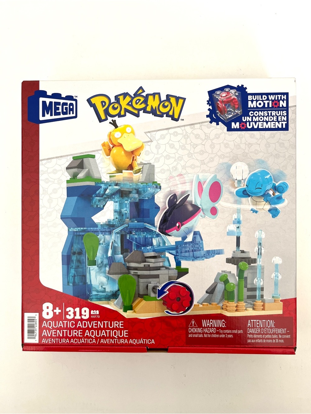 Brand New MEGA Pokémon Aquatic Adventure Building Set – 319 Pieces